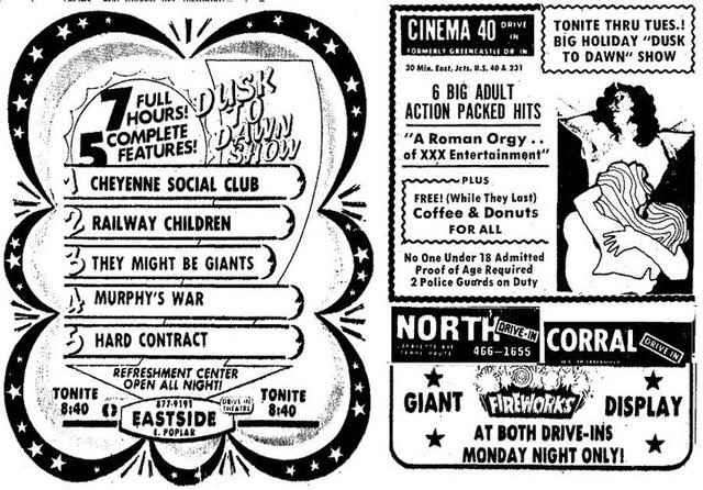 Cinema 40 Drive-In - Old Articles And Ads From Ron Gross